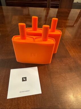 Nespresso Ice Lolly Mould Brand New Set of 2 Makes 4 Popsicles Iced Coffee